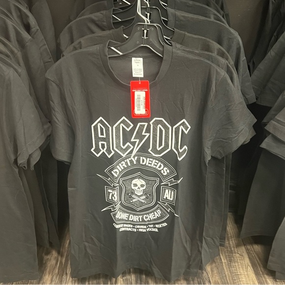 Other - AC/DC Band Men’s Graphic Black Tee Shirt